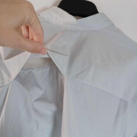 Eddie Bauer Guide Shirt UPF Vented Large Tall Roll Tab Sleeve Outdoors Fishing - Picture 11 of 13